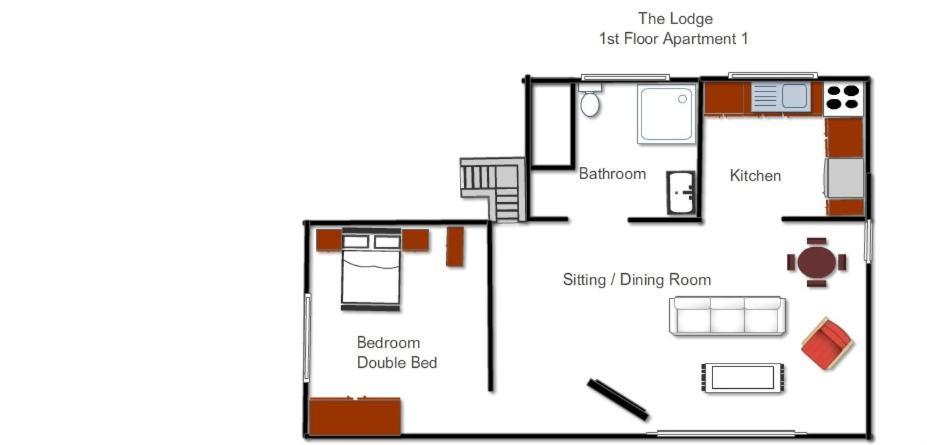 Old School Apartment 1 First Floor Bury St. Edmunds Esterno foto